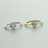 Crystal CZ Heart Finger Rings For Women Original