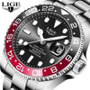 Mens Watches Fashion Business Waterproof Top Brand Luxury Stainless Steel Sport Clock