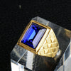 Male Stainless Steel Ring Gold Color