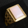 Male Stainless Steel Ring Gold Color