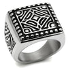 Men Stainless Steel No Stone Rings TK585