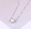 Sterling Silver Love Heart Necklaces for Women Jewelry Long Necklaces *Free Shipping