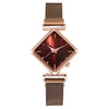 Women Square Luxury Magnet Buckle Gradient Color Watches *Free Shipping