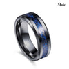 Romantic Couple Ring Fashion Jewelry Black Heart Cubic Zirconia Ring Set Lover Gift *Free Shipping