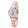 Women Luxury Rose Gold Silver Bracelet Wristwatch Simple Casual Quartz Clock *Free Shipping