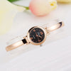 Women Luxury Rose Gold Silver Bracelet Wristwatch Simple Casual Quartz Clock *Free Shipping