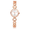 Women Luxury Rose Gold Silver Bracelet Wristwatch Simple Casual Quartz Clock *Free Shipping