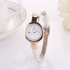 Women Luxury Rose Gold Silver Bracelet Wristwatch Simple Casual Quartz Clock *Free Shipping