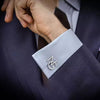 Sherman Custom Cufflinks Personalized Logo Stainless Steel Luxury Jewelry