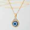 Simple Thin Pendant Women Necklace Fashion Gold Color Choker Chain Round Heart Female Friend Gift
