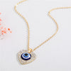 Simple Thin Pendant Women Necklace Fashion Gold Color Choker Chain Round Heart Female Friend Gift