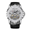 New Design Brand Luxury Transparent Hollow Skeleton Watches for Men Tourbillon Rose Gold Automatic With Free Shipping