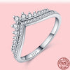 Sterling Silver Rings For Women Popular Flower Lucky Rings