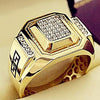 Classic High quality Men Domineering Gold Colors Inlaid