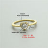 Crystal CZ Heart Finger Rings For Women Original