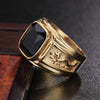 New Golden Dragon Gold Color Man AAA Wedding Ring