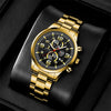 Fashion Mens Sports Watches For Men Luxury Stainless Steel Quartz