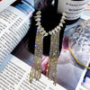 Fashion Long Tassel Full Rhinestone Drop Earrings for Women Earrings Jewelry Gifts