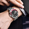 Mens Watches Fashion Business Waterproof Top Brand Luxury Stainless Steel Sport Clock