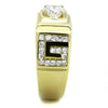 Men Stainless Steel Cubic Zirconia Rings TK2045