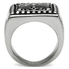 Men Stainless Steel No Stone Rings TK585