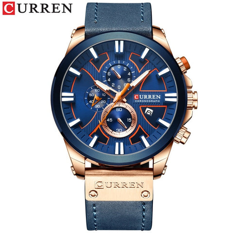 Sport Mens Watches Quartz Clock Leather, Excellent Male Wristwatch, Get 30% off your Next Purchase Of Any Watch