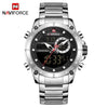 Top Luxury Brand Men Watch Quartz Male Clock Design Sport Watch Waterproof Stainless Steel Wristwatch