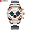 New Fashion Mens Watches with Stainless Steel Top Brand Luxury Sports ***Free Shipping