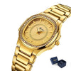 Women Fashion Watch Geneva Designer Luxury Brand Diamond Quartz Gold Wrist Watch Gifts For Women *FREE SHIPPING