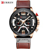 Casual Sport Watches for Men Blue Top Brand Luxury Military Leather Wrist Watch ***Free Shipping