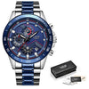 Hot Fashion Mens Watches Top Brand Luxury Wrist Watch for Men Waterproof Chronograph Great Buy ***Free Shipping