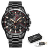 Hot Fashion Mens Watches Top Brand Luxury Wrist Watch for Men Waterproof Chronograph Great Buy ***Free Shipping