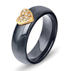 Black White Colorful Ceramic Ring For Women And Men