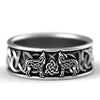 Giant Wolf Men Ring Defense Totem Wolf Fashion  Unisex Finger Ring