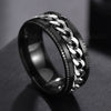 Cool Stainless Steel Rotatable Men Ring High Quality *Free Shipping