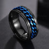 Cool Stainless Steel Rotatable Men Ring High Quality *Free Shipping