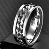 Cool Stainless Steel Rotatable Men Ring High Quality *Free Shipping