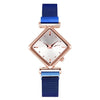 Women Square Luxury Magnet Buckle Gradient Color Watches *Free Shipping