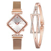 Women Square Luxury Magnet Buckle Gradient Color Watches *Free Shipping