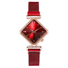 Women Square Luxury Magnet Buckle Gradient Color Watches *Free Shipping