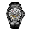 New Design Brand Luxury Transparent Hollow Skeleton Watches for Men Tourbillon Rose Gold Automatic With Free Shipping