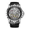 New Design Brand Luxury Transparent Hollow Skeleton Watches for Men Tourbillon Rose Gold Automatic With Free Shipping
