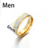 Couple Rings Gold Wave Pattern Infinity Ring Men and Women Engagement Jewelry Gifts