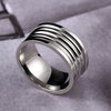 Rings for Men and Women Birthday Gift triangular pattern