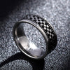 Rings for Men and Women Birthday Gift triangular pattern