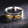 Rings for Men and Women Birthday Gift triangular pattern