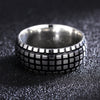 Rings for Men and Women Birthday Gift triangular pattern