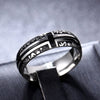 Rings for Men and Women Birthday Gift triangular pattern