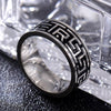 Rings for Men and Women Birthday Gift triangular pattern