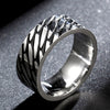 Rings for Men and Women Birthday Gift triangular pattern